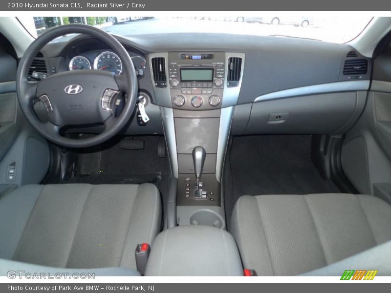 Radiant Silver / Gray 2010 Hyundai Sonata GLS