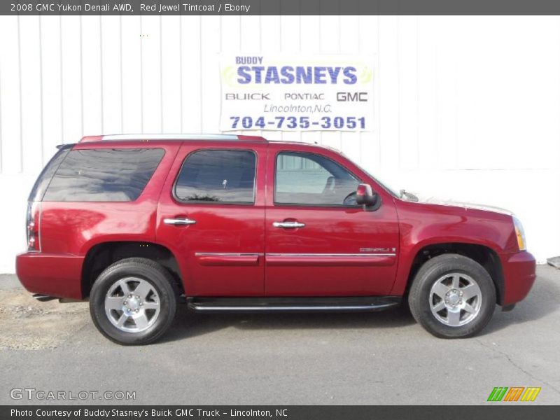 Red Jewel Tintcoat / Ebony 2008 GMC Yukon Denali AWD