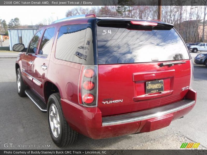 Red Jewel Tintcoat / Ebony 2008 GMC Yukon Denali AWD