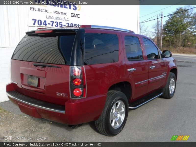 Red Jewel Tintcoat / Ebony 2008 GMC Yukon Denali AWD