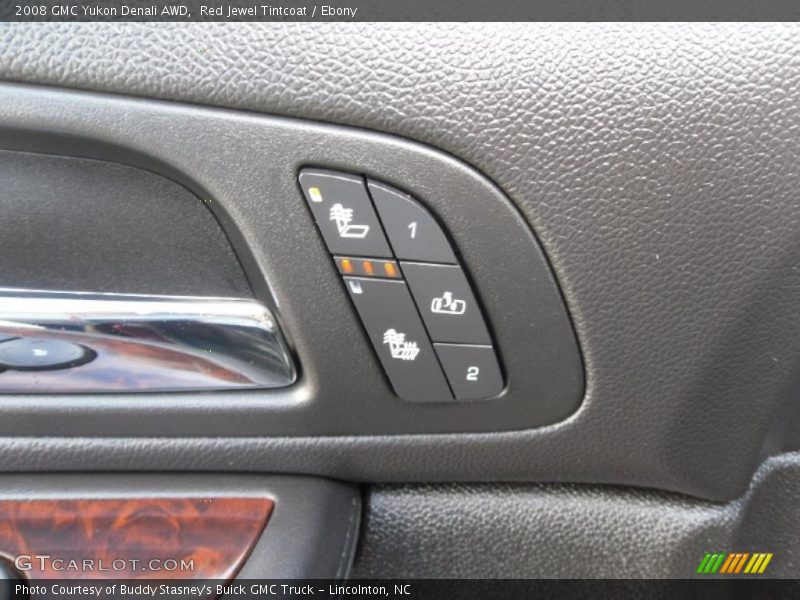 Red Jewel Tintcoat / Ebony 2008 GMC Yukon Denali AWD