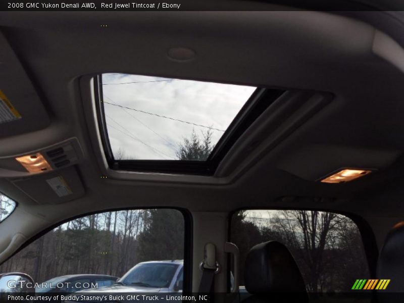 Red Jewel Tintcoat / Ebony 2008 GMC Yukon Denali AWD