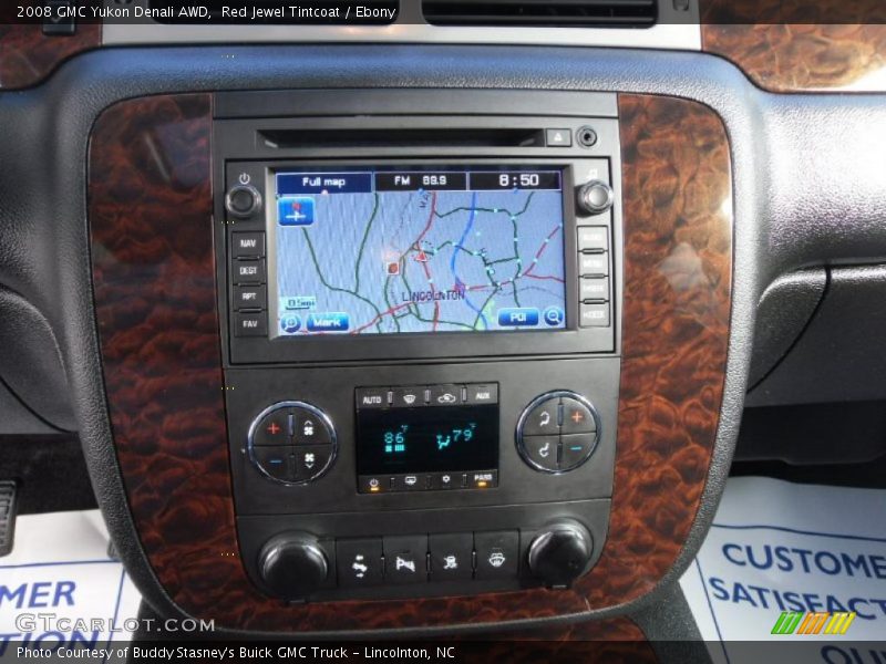 Red Jewel Tintcoat / Ebony 2008 GMC Yukon Denali AWD