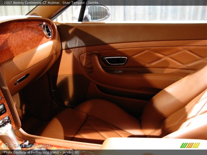 Silver Tempest / Saddle 2007 Bentley Continental GT Mulliner