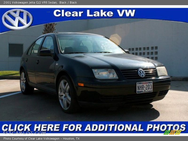 Black / Black 2001 Volkswagen Jetta GLS VR6 Sedan