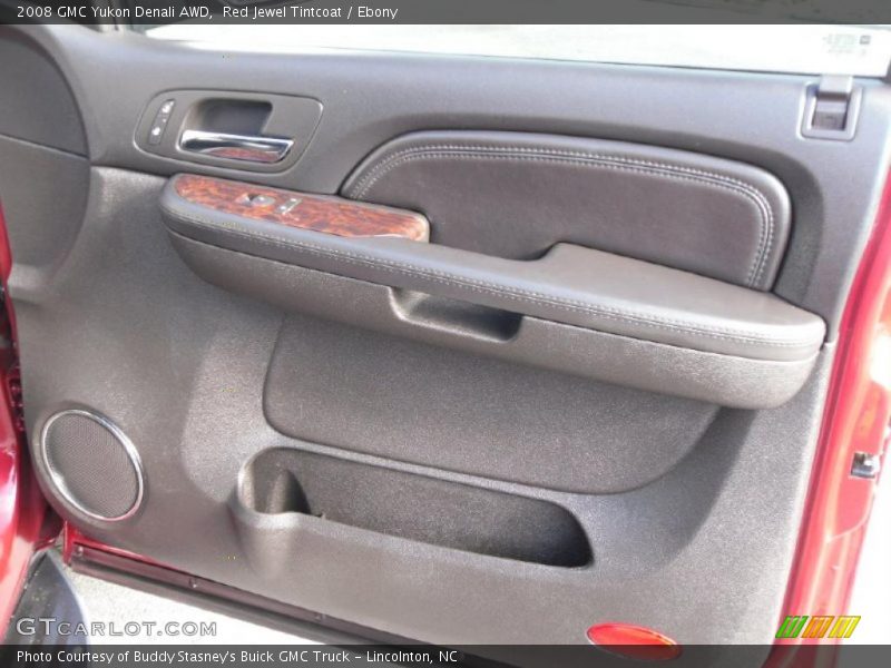 Red Jewel Tintcoat / Ebony 2008 GMC Yukon Denali AWD