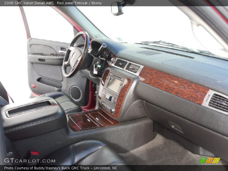 Red Jewel Tintcoat / Ebony 2008 GMC Yukon Denali AWD