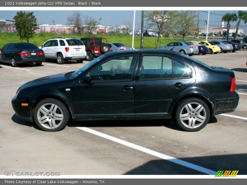 Black / Black 2001 Volkswagen Jetta GLS VR6 Sedan