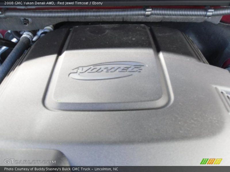 Red Jewel Tintcoat / Ebony 2008 GMC Yukon Denali AWD