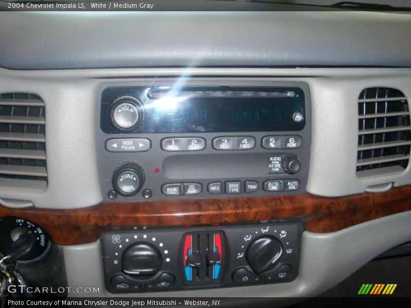 White / Medium Gray 2004 Chevrolet Impala LS