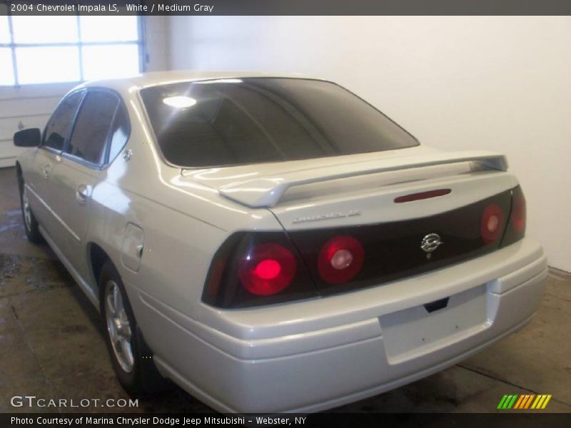 White / Medium Gray 2004 Chevrolet Impala LS