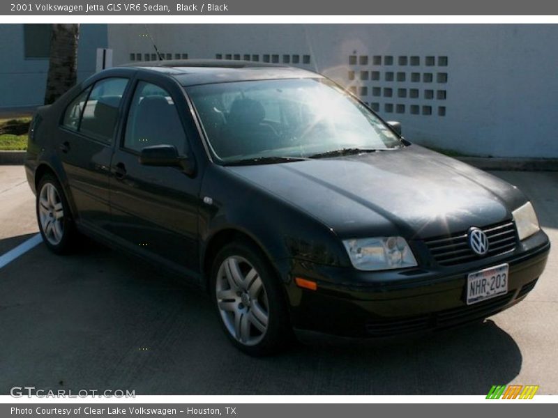 Black / Black 2001 Volkswagen Jetta GLS VR6 Sedan