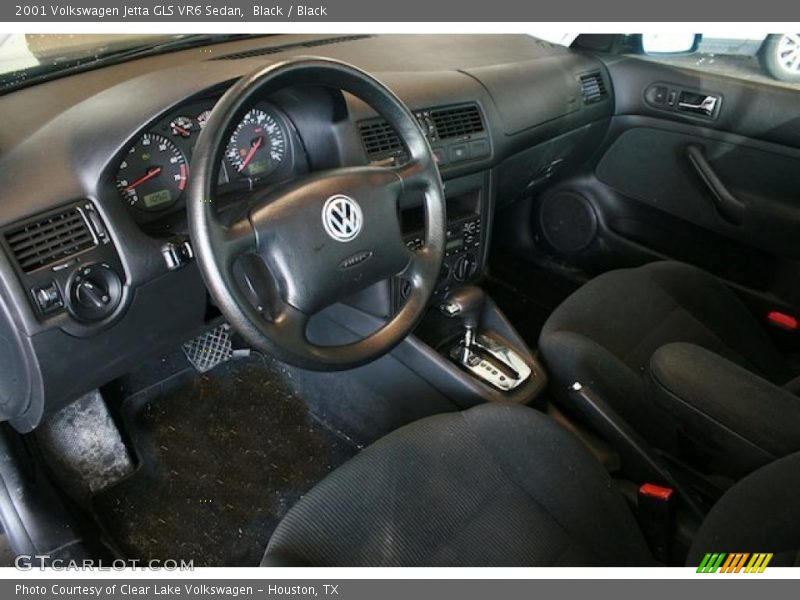 Black / Black 2001 Volkswagen Jetta GLS VR6 Sedan