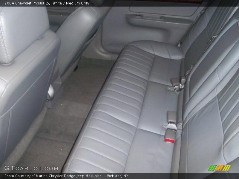 White / Medium Gray 2004 Chevrolet Impala LS