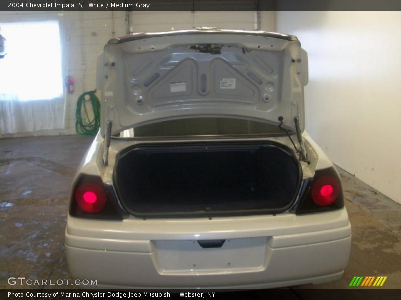 White / Medium Gray 2004 Chevrolet Impala LS
