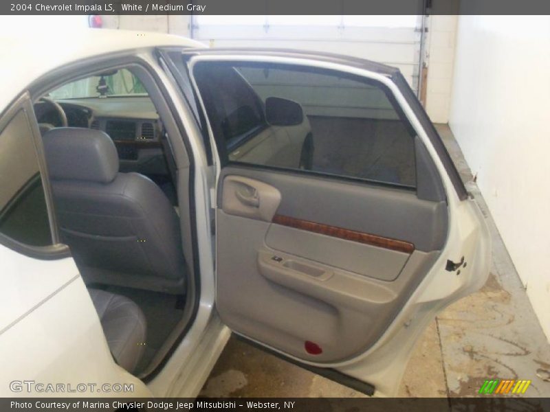 White / Medium Gray 2004 Chevrolet Impala LS