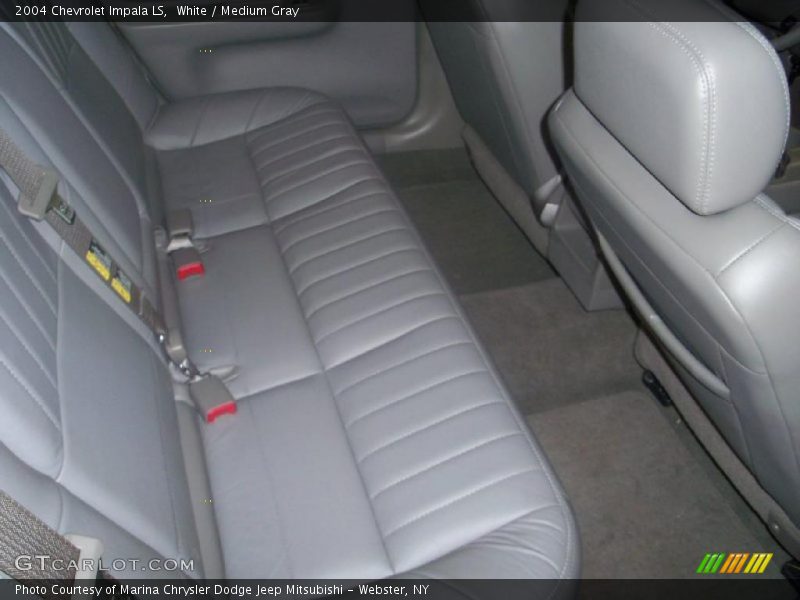 White / Medium Gray 2004 Chevrolet Impala LS