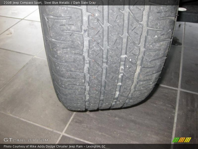 Steel Blue Metallic / Dark Slate Gray 2008 Jeep Compass Sport