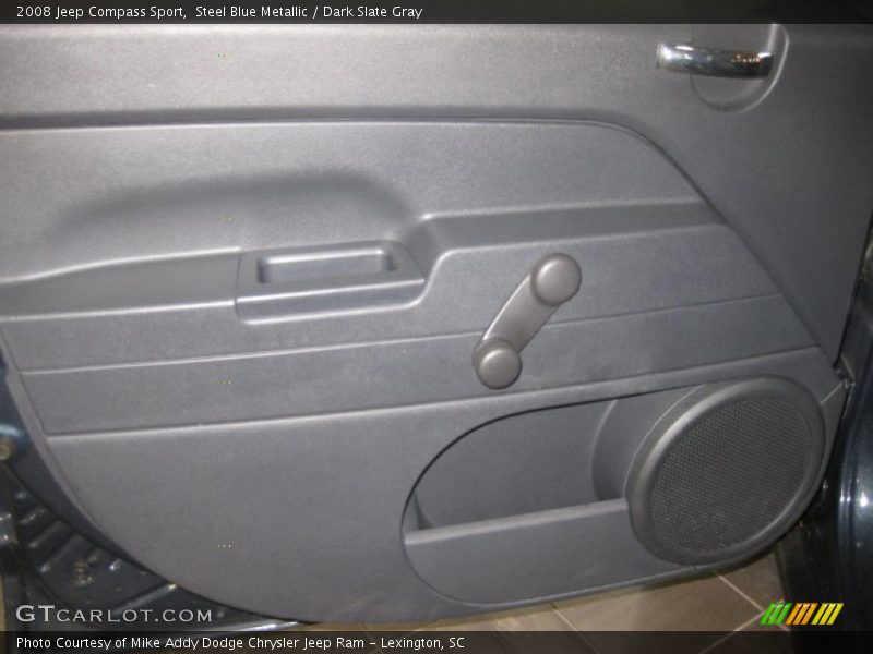 Steel Blue Metallic / Dark Slate Gray 2008 Jeep Compass Sport
