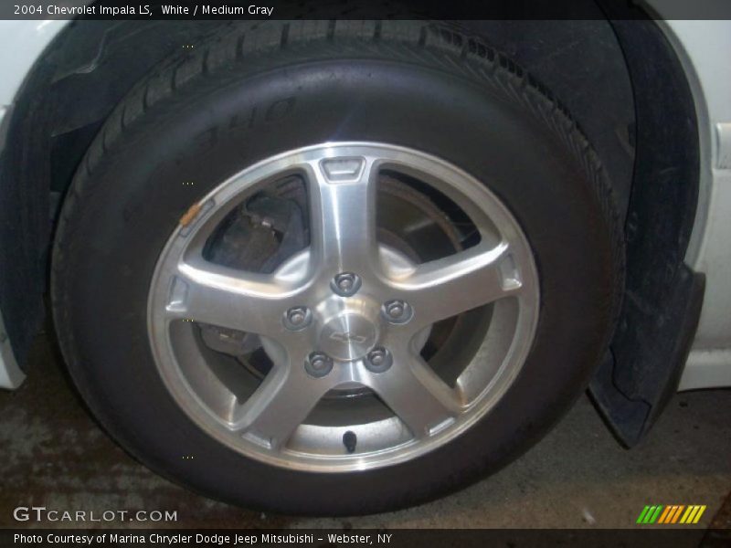 White / Medium Gray 2004 Chevrolet Impala LS