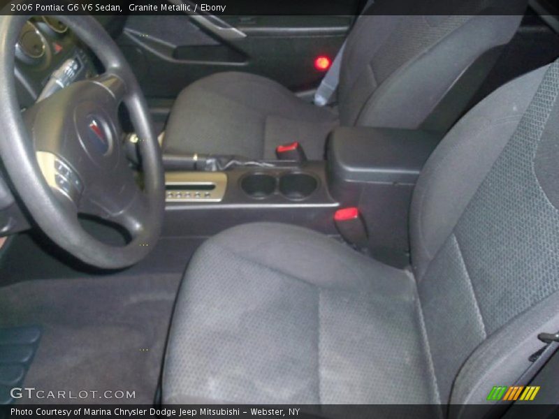 Granite Metallic / Ebony 2006 Pontiac G6 V6 Sedan
