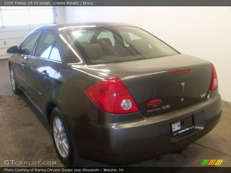 Granite Metallic / Ebony 2006 Pontiac G6 V6 Sedan