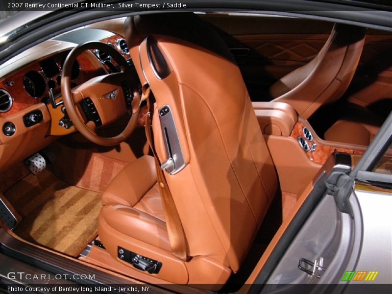 Silver Tempest / Saddle 2007 Bentley Continental GT Mulliner