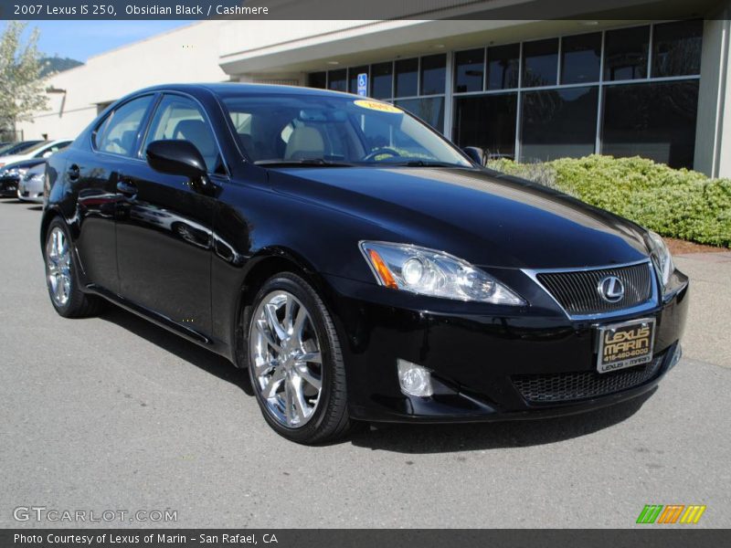 Obsidian Black / Cashmere 2007 Lexus IS 250