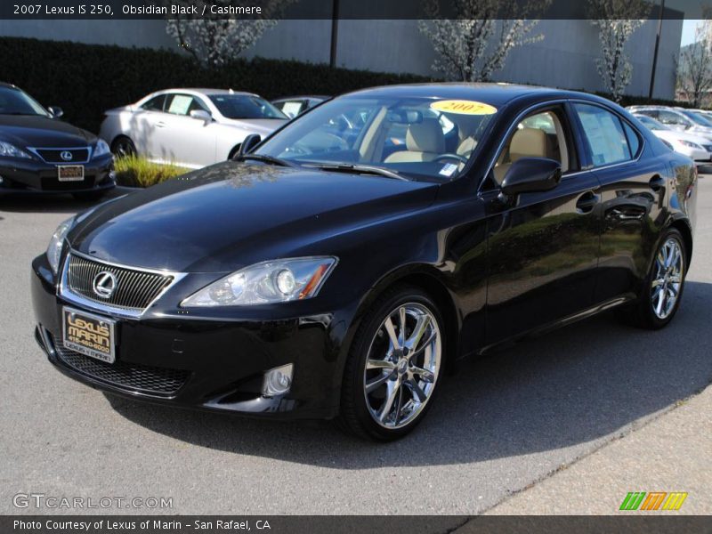 Obsidian Black / Cashmere 2007 Lexus IS 250