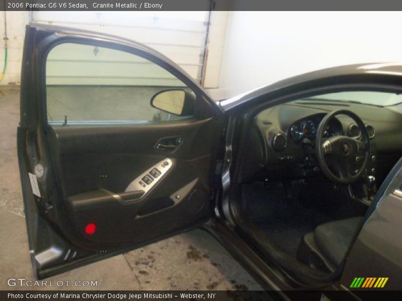 Granite Metallic / Ebony 2006 Pontiac G6 V6 Sedan