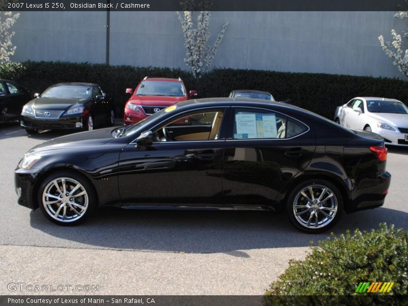 Obsidian Black / Cashmere 2007 Lexus IS 250