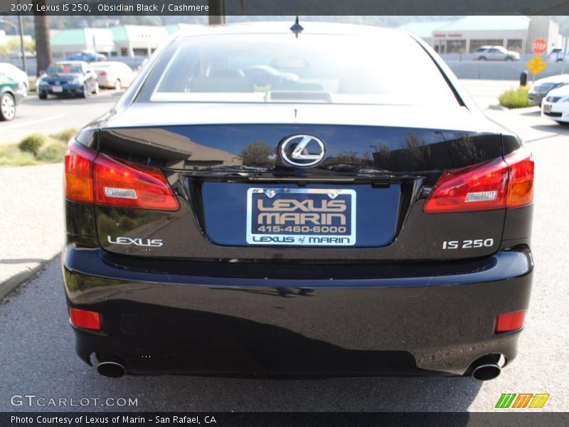 Obsidian Black / Cashmere 2007 Lexus IS 250
