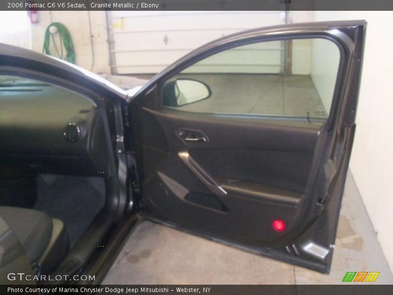 Granite Metallic / Ebony 2006 Pontiac G6 V6 Sedan