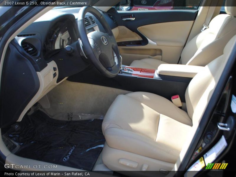 Obsidian Black / Cashmere 2007 Lexus IS 250