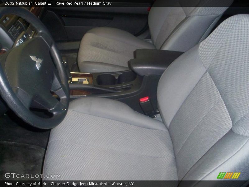 Rave Red Pearl / Medium Gray 2009 Mitsubishi Galant ES