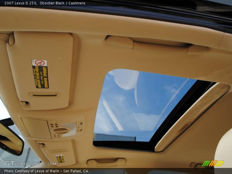 Obsidian Black / Cashmere 2007 Lexus IS 250