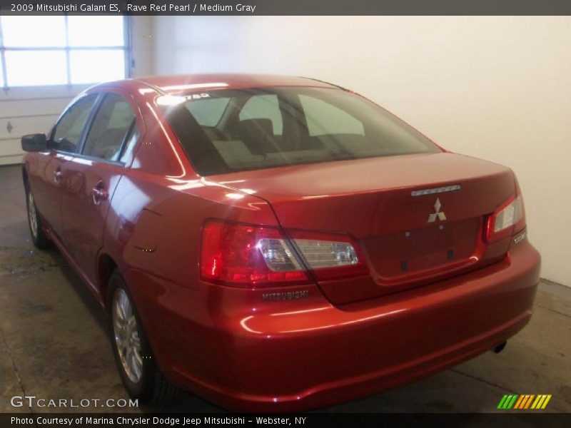 Rave Red Pearl / Medium Gray 2009 Mitsubishi Galant ES