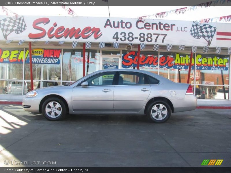 Silverstone Metallic / Gray 2007 Chevrolet Impala LT