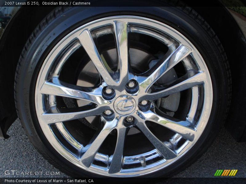 Obsidian Black / Cashmere 2007 Lexus IS 250