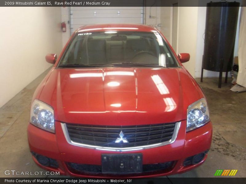 Rave Red Pearl / Medium Gray 2009 Mitsubishi Galant ES