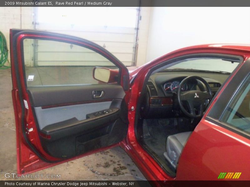 Rave Red Pearl / Medium Gray 2009 Mitsubishi Galant ES