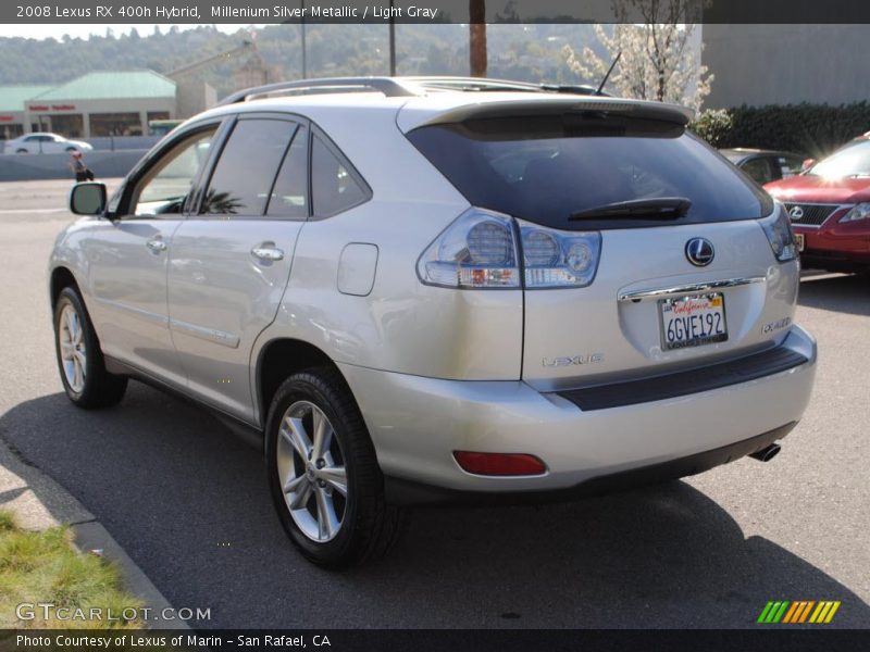 Millenium Silver Metallic / Light Gray 2008 Lexus RX 400h Hybrid