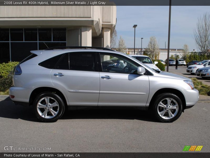 Millenium Silver Metallic / Light Gray 2008 Lexus RX 400h Hybrid