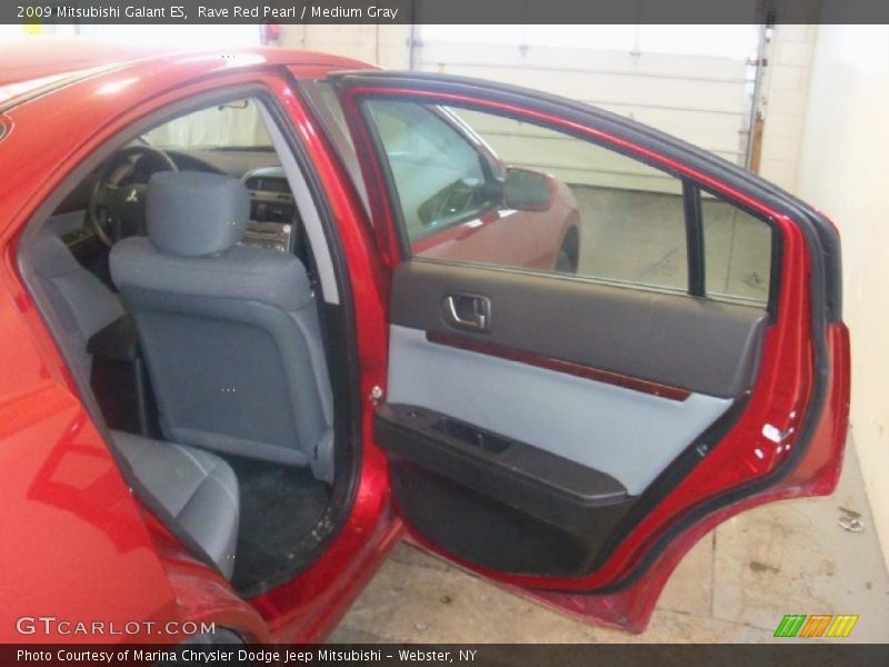 Rave Red Pearl / Medium Gray 2009 Mitsubishi Galant ES