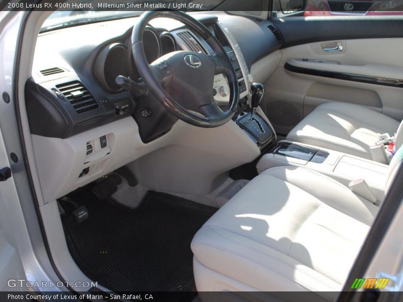 Millenium Silver Metallic / Light Gray 2008 Lexus RX 400h Hybrid