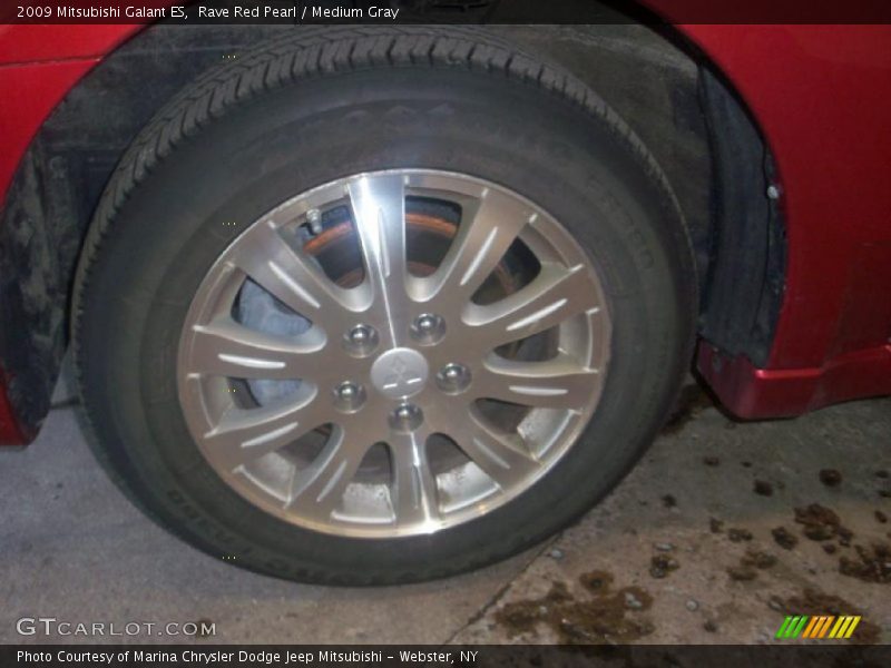 Rave Red Pearl / Medium Gray 2009 Mitsubishi Galant ES
