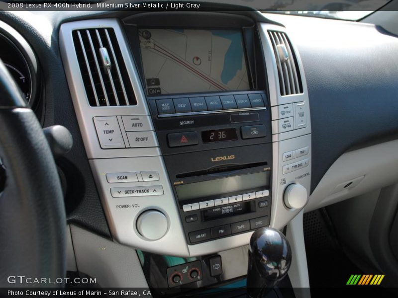 Millenium Silver Metallic / Light Gray 2008 Lexus RX 400h Hybrid