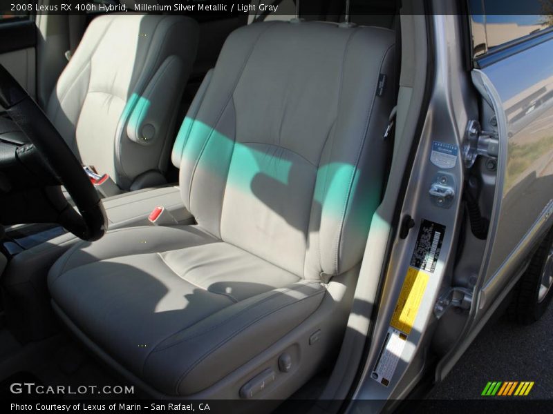 Millenium Silver Metallic / Light Gray 2008 Lexus RX 400h Hybrid