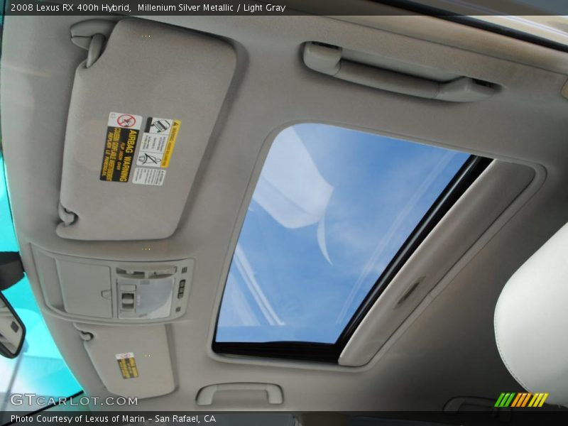 Millenium Silver Metallic / Light Gray 2008 Lexus RX 400h Hybrid