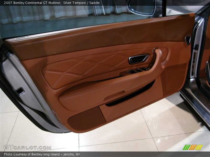 Silver Tempest / Saddle 2007 Bentley Continental GT Mulliner